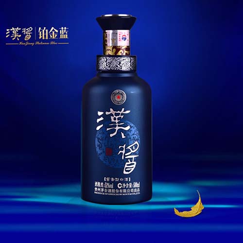 [정품]마오타이, 한장남색백금(贵州茅台,汉酱蓝色铂金) 500ml, 51%vol