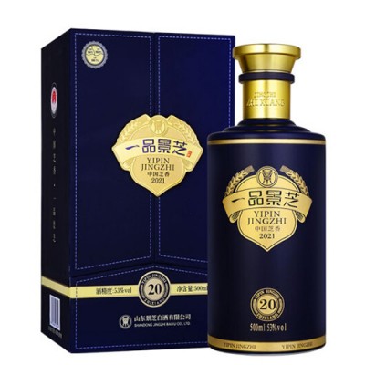 [정품]징즈주(景芝酒) 일품경지(一品景芝) 지향20(芝香20) 500ml, 53%vol.