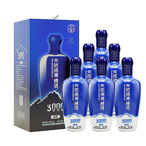 [정품]텐요우더칭커주(天佑德青稞酒),고원해발3000(高原海拔3000).500ml. 52%vol