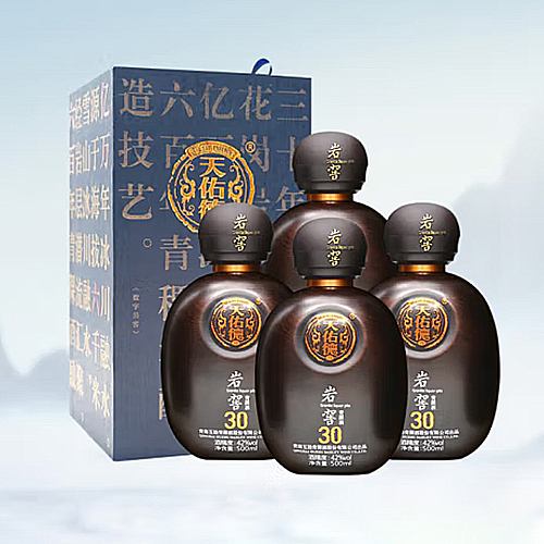 [정품]텐요우더칭커주(天佑德青稞酒),암교30(岩窖30).500ml. 42%vol