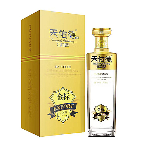 [정품]텐요우더칭커주(天佑德青稞酒), 출구형금표(出口型金示).750ml. 45%vol