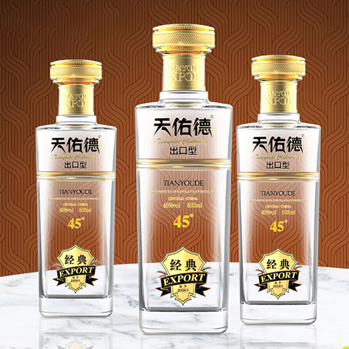 [정품]텐요우더칭커주(天佑德青稞酒), 출구형경전(出口型经典).500ml. 45%vol / 50%vol