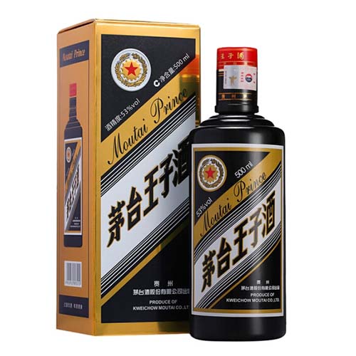 [정품]마오타이왕자주(贵州茅台，黑金王子) 500ml 53%vol