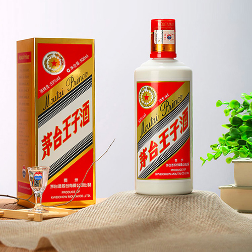 [정품]마오타이왕자주(贵州茅台，原装王子) 500ml 53%vol