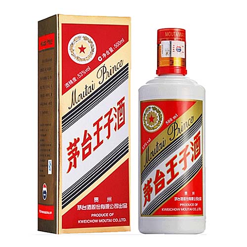 [정품]마오타이왕자주(贵州茅台，原装王子) 500ml 53%vol