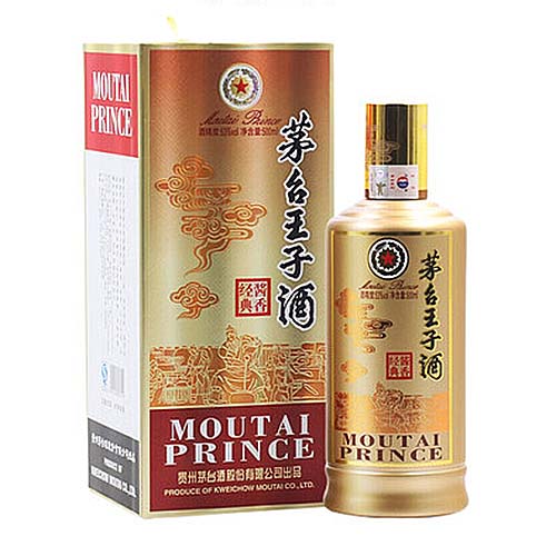 [정품]마오타이왕자주,장형경전(贵州茅台,王子/酱香经典) 500ml 53%vol