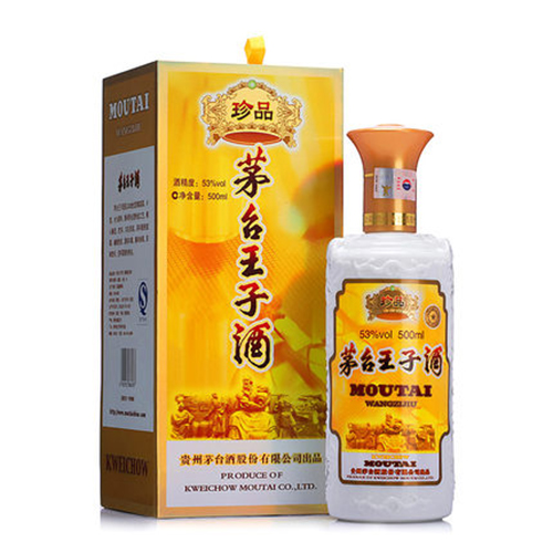 [정품]마오타이왕자,진품(贵州茅台,王子/珍品) 500ml 53%vol