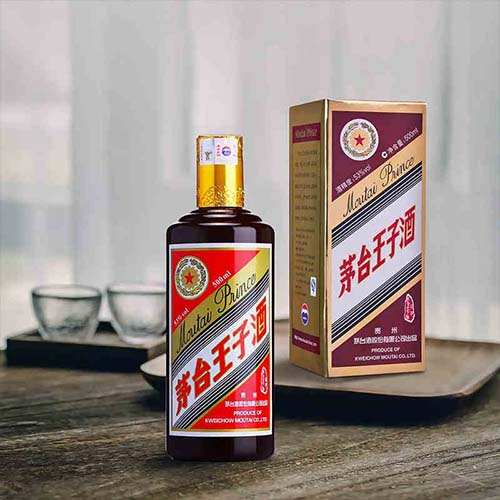 [정품]마오타이왕자,장색(贵州茅台,王子/酱色) 500ml 53%vol