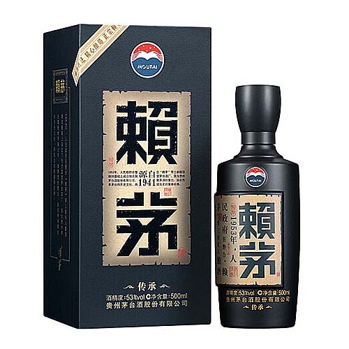 [정품]마오타이 뢰모전승람(贵州茅台,赖茅传承蓝) 500ml 53%vol