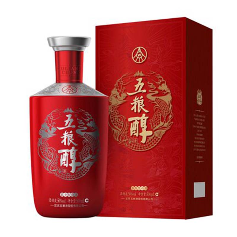 [정품]우량예,오량순홍장(五粮液,五粮醇红装) 500ml 50%vol