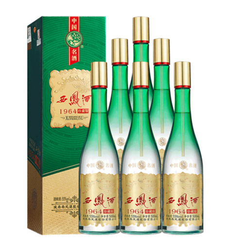 [정품]시펑주, 1964진장판(西凤酒, 1964珍藏版) 500ml, 55%Vol