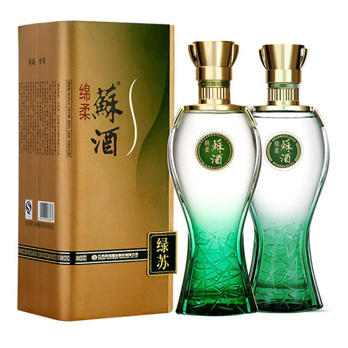 [정품]쌍꿔우, 소주 녹소(双沟, 苏酒 绿苏) 480ml, 40.8%Vol