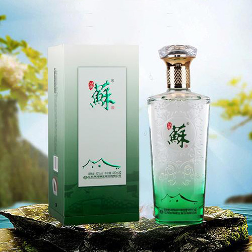 [정품]쌍꿔우, 소주 5A녹소(双沟, 苏酒 5A级绿苏) 480ml, 42%Vol