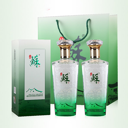 [정품]쌍꿔우, 소주 5A녹소(双沟, 苏酒 5A级绿苏) 480ml, 42%Vol