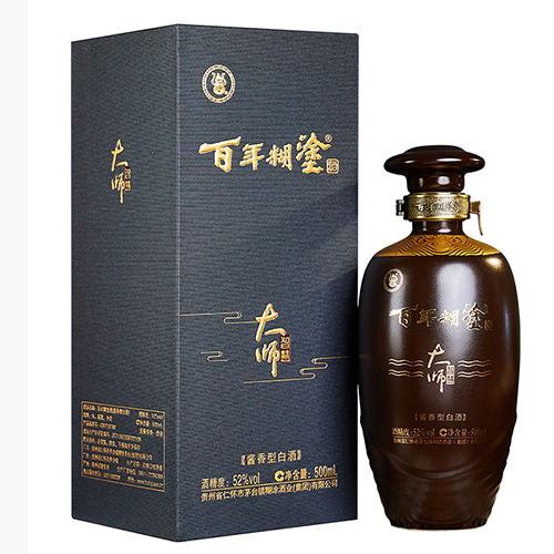 [정품]바이니엔후투. 대사지혜.진장급(百年糊涂,大师智慧珍藏级) 500ml, 52%Vol