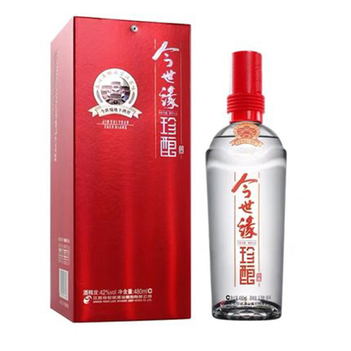 [정품]진스옌. 홍진랑(今世缘, 红珍酿 ) 480ml, 42%Vol