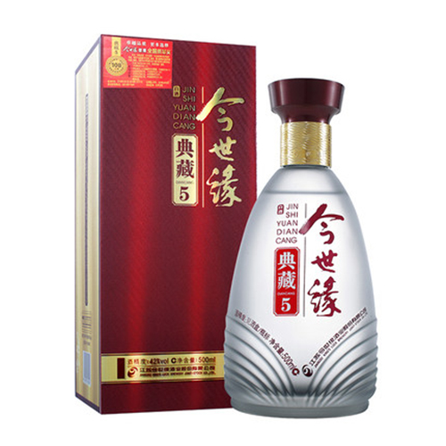 [정품]진스옌. 전장5년(今世缘, 典藏 五年) 500ml, 42%Vol