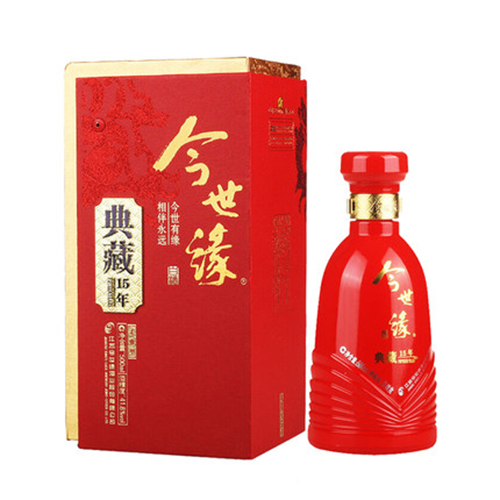 [정품]진스옌. 전장15년(今世缘, 典藏 15年) 500ml, 42%Vol