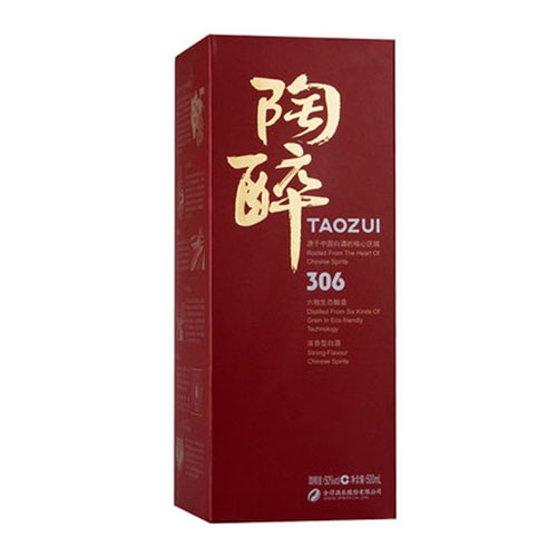 [정품]퉈파이서더주. 도취306(沱牌舍得酒 陶醉306) 500ml, 50%Vol