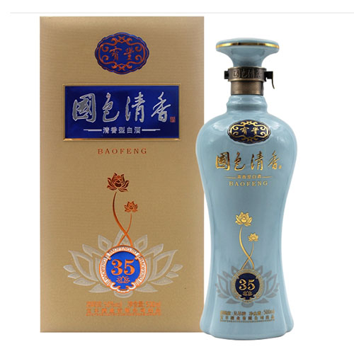 [정품]빠오펑주, 국색청향.진담35(宝丰酒, 国色清香.陈坛35) 500ml, 50%Vol