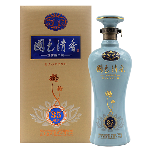 [정품]빠오펑주(宝丰酒) 국색청향.진담35(国色清香.陈坛35) 500ml, 50%Vol