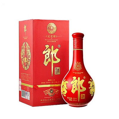 [정품]랑주(郎酒) 홍화랑10(红花郎10) 진양(陈酿) 500ml, 53%Vol