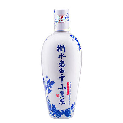 [정품]헝쉐이라오바이간. 소청화(衡水老白干.小青花) 500ml, 50%Vol