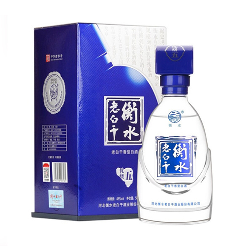 [정품]헝쉐이라오바이간. 우급5(衡水老白干. 优级五) 500ml, 46%Vol