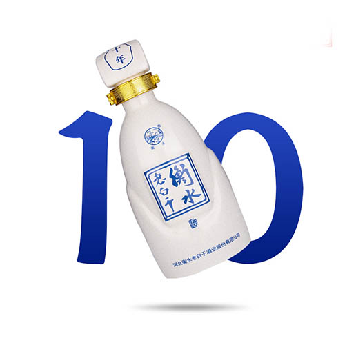 [정품]헝쉐이라오바이간. 고법10(衡水老白干. 古法10) 500ml, 43%vol