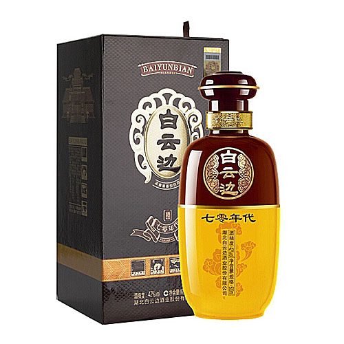 [정품]바이윈볜. 70년대(白云边.七零年代) 500ml. 42% & 53%vol.