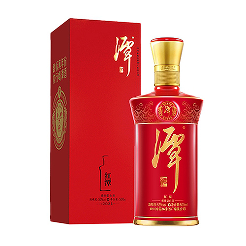 [정품]탄주(潭酒) 홍담(红潭) 500ml. 53%vol.