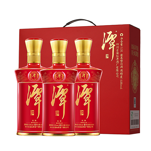 [정품]탄주(潭酒) 홍담(红潭) 500ml. 53%vol.