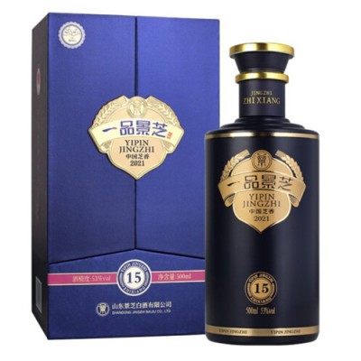 [정품]징즈주(景芝酒) 일품경지,지향15(一品景芝,芝香15) 500ml, 53%vol.
