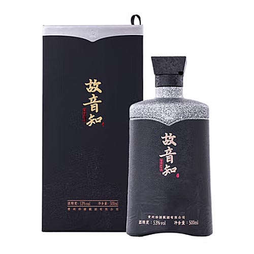 [정품]쩐주, 고음지(珍酒. 故音知) 500ml, 53%Vol