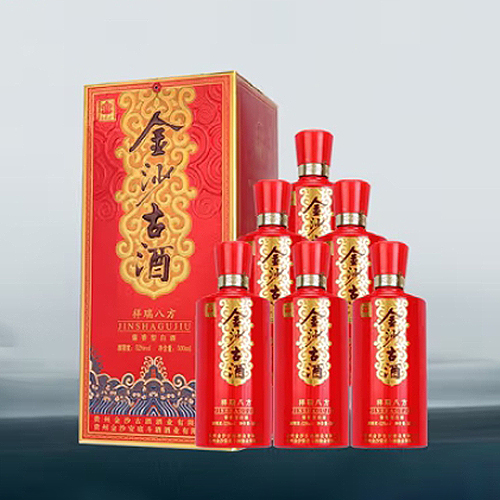 [정품]진사구주, 상서팔방 (金沙古酒.  祥瑞八方) 500ml, 53%Vol