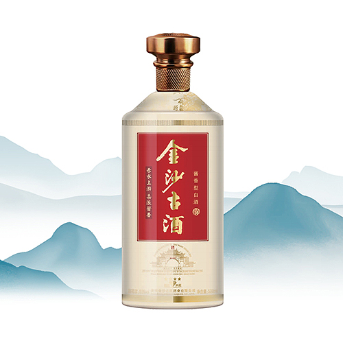 [정품]진사구주, 찬석4성 (金沙古酒.  钻石4星) 500ml, 53%Vol