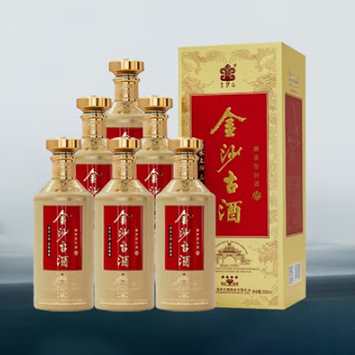 [정품]진사구주, 찬석4성 (金沙古酒.  钻石4星) 500ml, 53%Vol