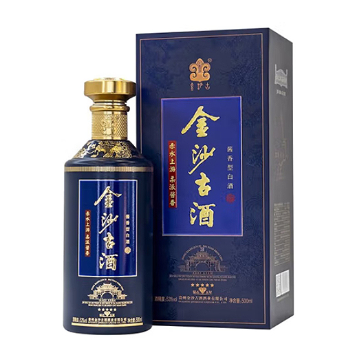 [정품]진사구주, 찬석5성 (金沙古酒. 钻石5星) 500ml, 53%Vol