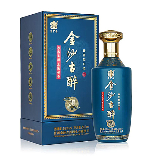 [정품]진사구주, 고취20 (金沙古酒. 古醉20) 500ml, 53%Vol