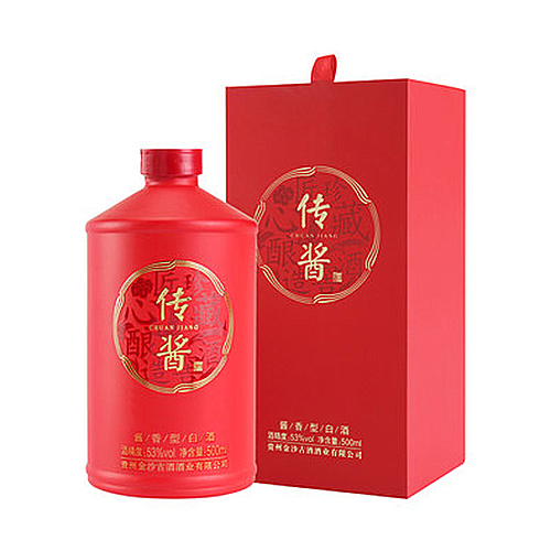 [정품]진사구주, 홍전장 (金沙古酒. 红传酱) 500ml, 53%Vol