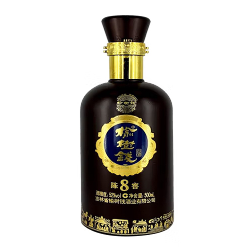 [정품]료수첸주. 진교8(榆树钱酒, 陈窖 8) 500ml, 52%Vol