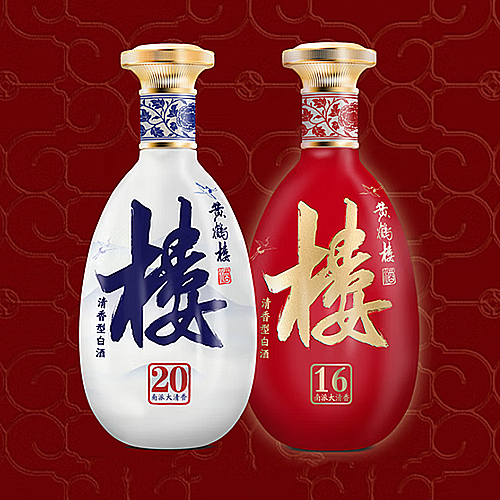 [정품]황허뤄주, 루16(黄鹤楼酒, 楼16) 500ml, 53%Vol