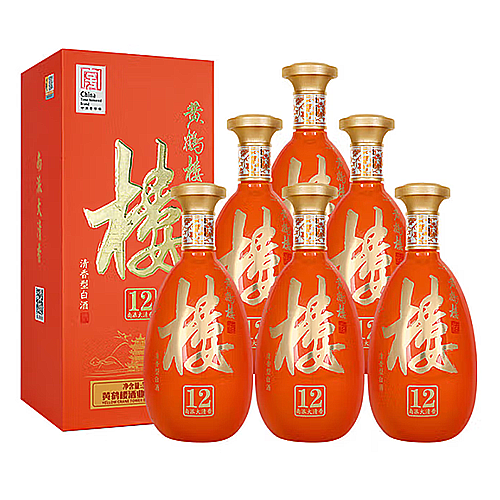 [정품]황허뤄주, 루12(黄鹤楼酒, 楼12) 500ml, 53%Vol