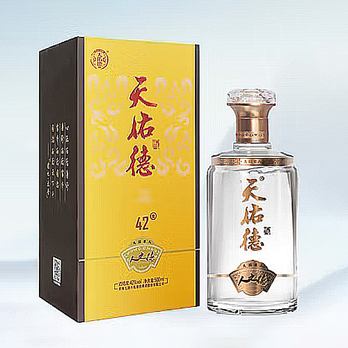 [정품]텐요우더칭커주(天佑德青稞酒),인지덕(人之德).500ml. 42%vol