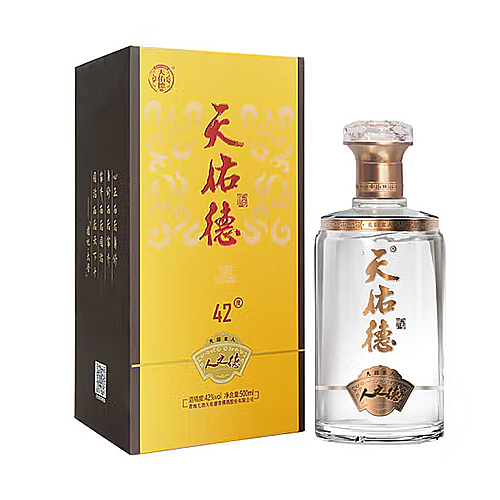 [정품]텐요우더칭커주(天佑德青稞酒),인지덕(人之德).500ml. 42%vol