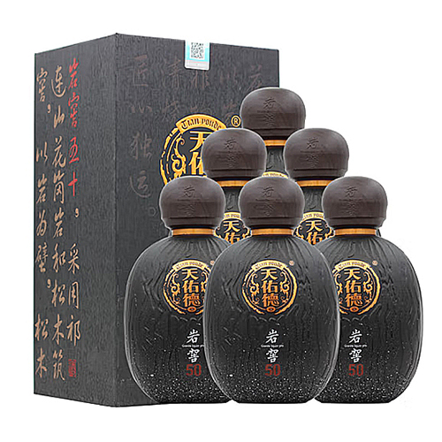 [정품]텐요우더칭커주(天佑德青稞酒),암교50(岩窖50).500ml. 52%vol