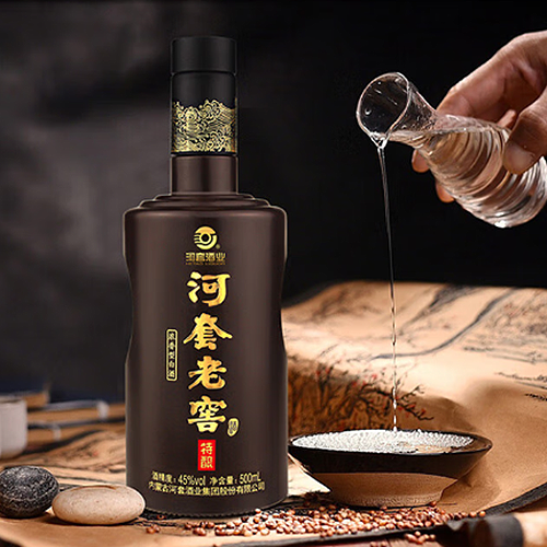 [정품]허타오왕(河套王) 하투노교특랑(河套老窖特酿) 500ml, 45%Vol