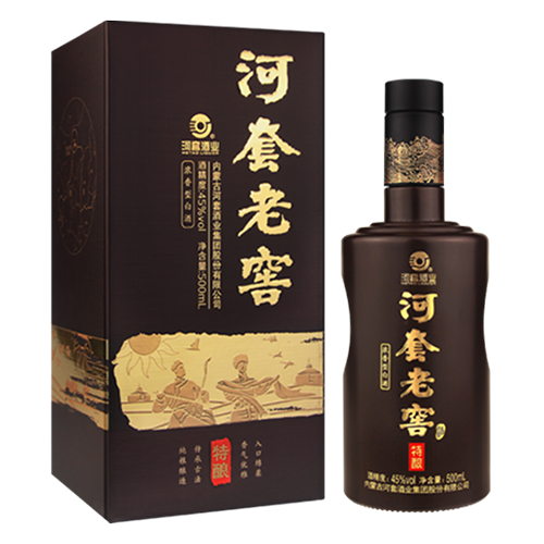 [정품]허타오왕(河套王) 하투노교특랑(河套老窖特酿) 500ml, 45%Vol