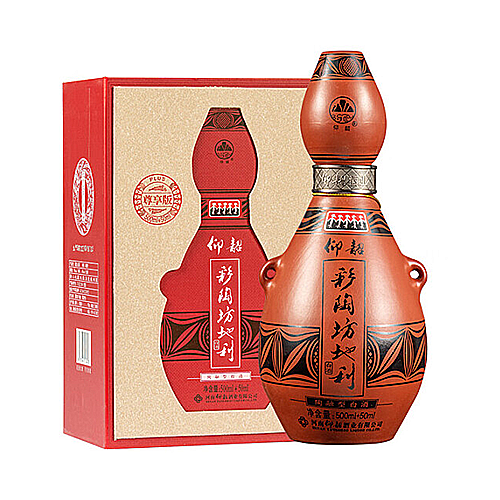 [정품]양샤오차이타오팡(仰韶彩陶坊),지리존향판(地利尊享版) 50ml 70%vol + 500ml 46%vol