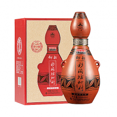 [정품]양샤오차이타오팡(仰韶彩陶坊),지리존향판(地利尊享版) 50ml 70%vol + 500ml 46%vol